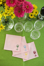 Load image into Gallery viewer, Wine O'clock Coctail Napkin (Set of 4)