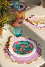 Load image into Gallery viewer, Lilac Scallop Placemat (Set of 2)