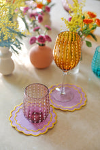 Load image into Gallery viewer, Lilac Scallop Cocktail Napkin (Set of 4)