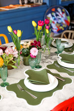 Load image into Gallery viewer, Khaki Wave Placemat + Napkin