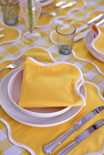 Load image into Gallery viewer, Yellow Wave Napkin (Set of 2)