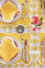 Load image into Gallery viewer, Yellow Wave Napkin (Set of 2)