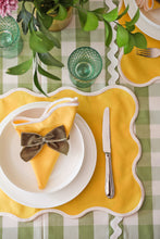 Load image into Gallery viewer, Yellow Wave Placemat (Set of 2)