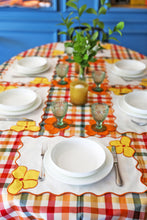 Load image into Gallery viewer, Colorful Gingham Tablecloth