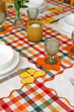 Load image into Gallery viewer, Colorful Gingham Tablecloth