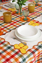 Load image into Gallery viewer, Colorful Gingham Tablecloth