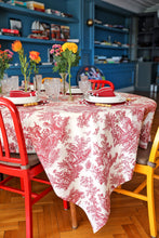 Load image into Gallery viewer, Crimson Toile Tablecloth