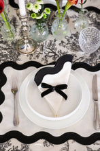 Load image into Gallery viewer, Curvy Black Napkin (Set of 2)