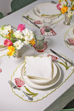 Load image into Gallery viewer, Curvy Black Placemat + Napkin