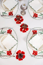 Load image into Gallery viewer, Curvy Black Placemat + Napkin