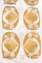 Load image into Gallery viewer, Curvy Black Placemat + Napkin