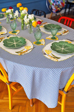 Load image into Gallery viewer, Ebony Toile Tablecloth