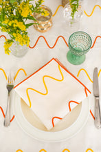 Load image into Gallery viewer, Green Wave Napkin (Set of 2)