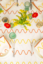 Load image into Gallery viewer, Gold Camellia Placemat + Coaster (Set of 4)