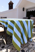Görseli Galeri görüntüleyiciye yükleyin, Olive & Blue Stripes