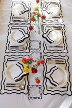 Load image into Gallery viewer, Green Wave Placemat + Napkin