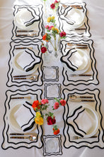 Load image into Gallery viewer, Green Wave Placemat + Napkin