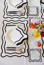 Load image into Gallery viewer, Green Wave Placemat + Napkin