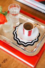 Load image into Gallery viewer, Green Wave Cocktail Napkin (Set of 4)