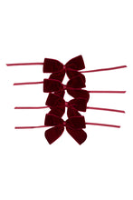 Görseli Galeri görüntüleyiciye yükleyin, Bordo Kurdele Peçete Halkası (4'lü)