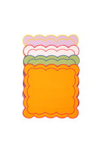 Load image into Gallery viewer, Colorful Scallop Napkin (Set of 4)