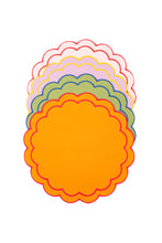 Load image into Gallery viewer, Colorful Scallop Placemat (Set of 4)