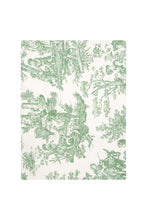 Load image into Gallery viewer, Emerald Toile Tablecloth