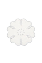 Load image into Gallery viewer, Silver Camellia Cocktail Napkin (Set of 4)