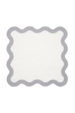 Load image into Gallery viewer, Curvy Gray Placemat + Napkin