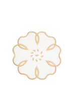 Load image into Gallery viewer, Gold Camellia Cocktail Napkin (Set of 4)