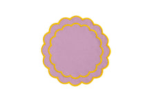 Load image into Gallery viewer, Lilac Scallop Cocktail Napkin (Set of 4)