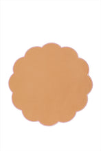 Görseli Galeri görüntüleyiciye yükleyin, Bicolor Rose&Beige Scallop Amerikan Servisi + Peçete
