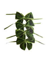 Load image into Gallery viewer, Green Napkin Bows (Set of 4)