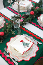 Load image into Gallery viewer, Pink Wave Round Placemat (Set of 2)