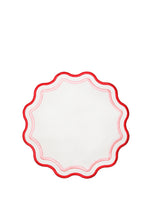 Load image into Gallery viewer, Pink Wave Round Placemat (Set of 2)