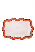 Load image into Gallery viewer, Orange&Brown Wave Placemat + Napkin