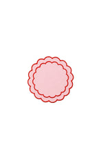 Görseli Galeri görüntüleyiciye yükleyin, Rose&Red Scallop 4'lü Bardak Altlığı