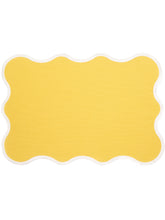 Load image into Gallery viewer, Yellow Wave Placemat (Set of 2)