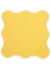Load image into Gallery viewer, Yellow Wave Napkin (Set of 2)