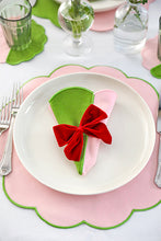 Görseli Galeri görüntüleyiciye yükleyin, Bicolor Green&Rose Scallop 2’li Peçete