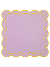 Load image into Gallery viewer, Lilac Scallop Placemat + Napkin