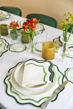 Load image into Gallery viewer, Green Wave Napkin (Set of 2)