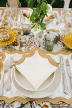 Load image into Gallery viewer, Curvy Black Placemat + Napkin