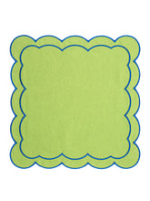 Load image into Gallery viewer, Green Scallop Napkin (Set of 2)