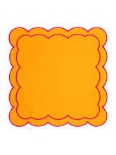 Görseli Galeri görüntüleyiciye yükleyin, Orange Scallop Amerikan Servisi + Peçete