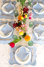 Load image into Gallery viewer, Baby Blue Wave Placemat + Napkin