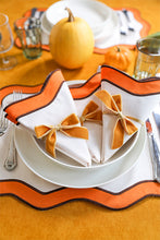 Load image into Gallery viewer, Mustard Mini Napkin Bows (Set of 4)