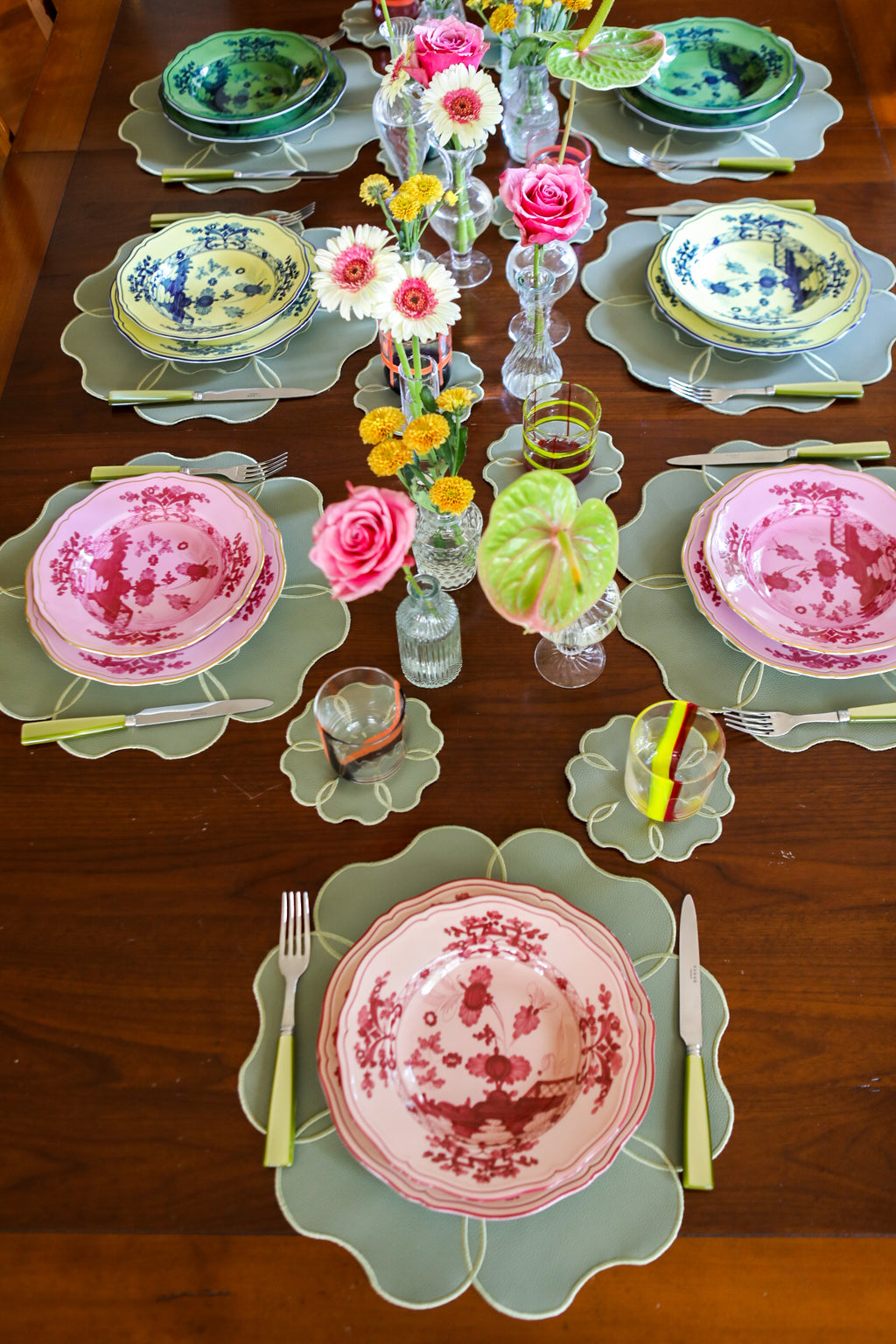 Camellia Placemat + Coaster (Set of 4)