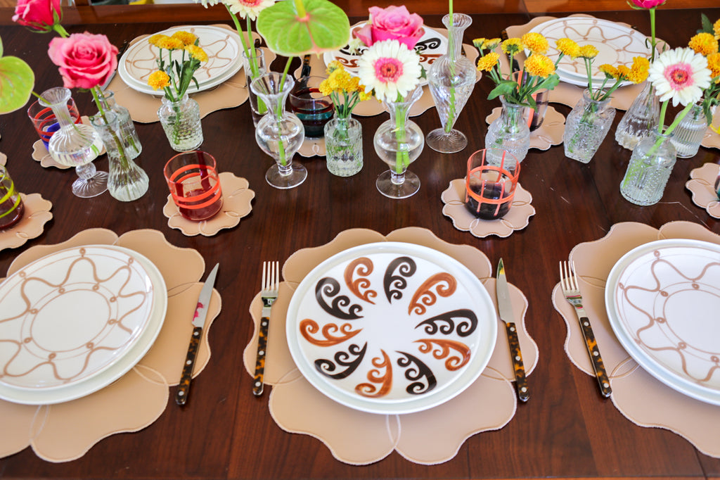 Camellia Placemat + Coaster (Set of 4)