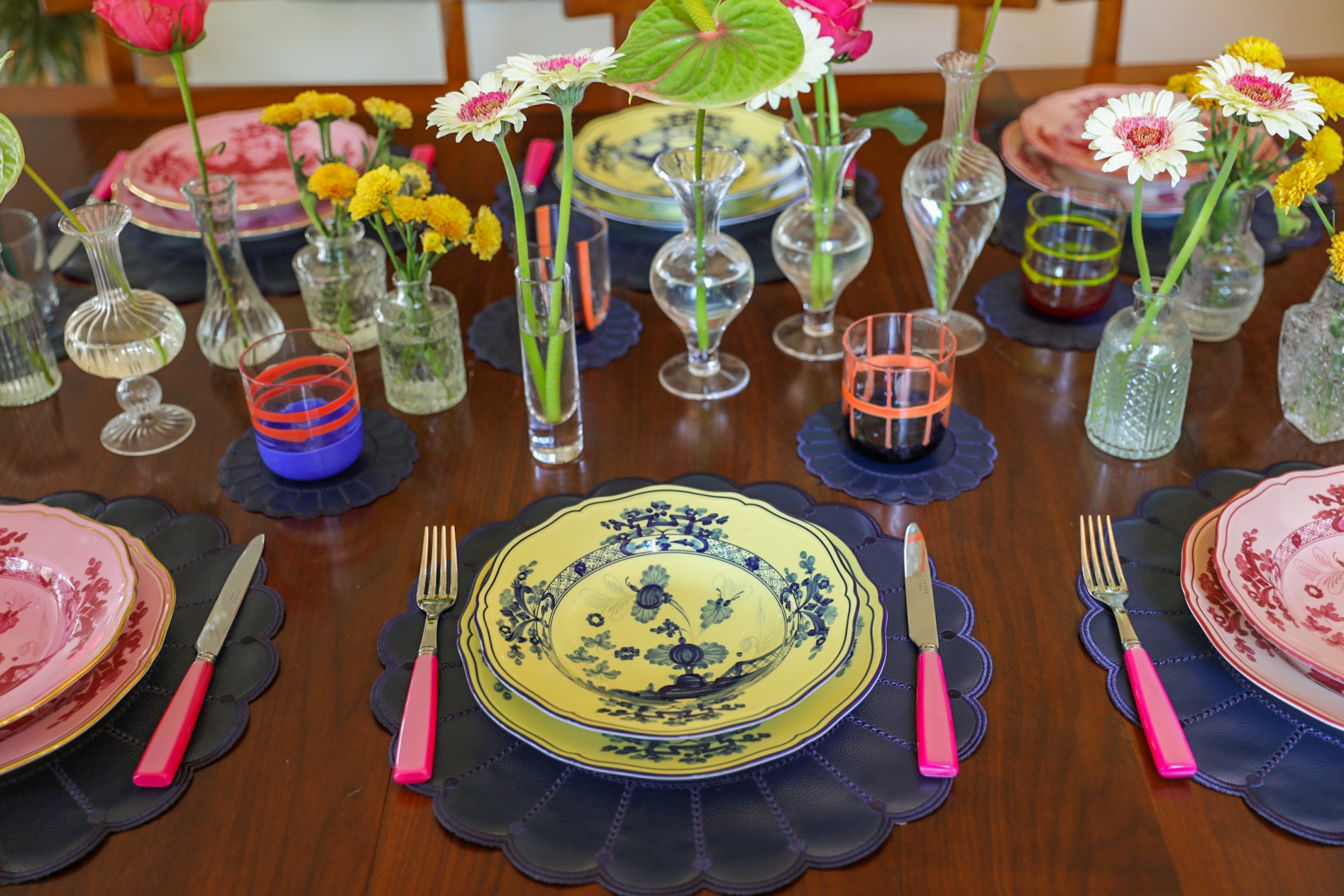 Camellia Placemat + Coaster (Set of 4)